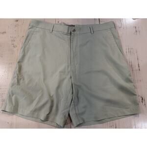 Peter Millar Mens Green Sear Sucking Golf Shorts 38W